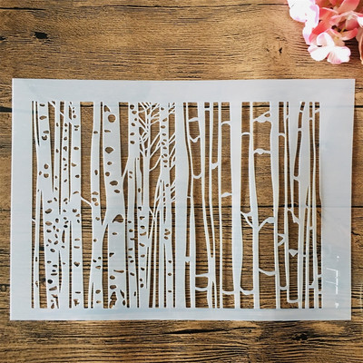 A4 29 cm māja Māja Sweet Tree DIY Layering Trafarets Sienu Glezniecība Skolu albums Krāsošana Reljefs Albums Dekoratīvā veidne