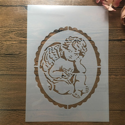 A4 29 cm māja Māja Sweet Tree DIY Layering Trafarets Sienu Glezniecība Skolu albums Krāsošana Reljefs Albums Dekoratīvā veidne