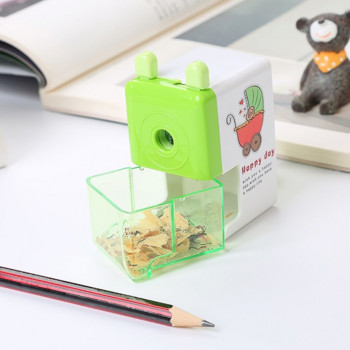 Симпатична механична острилка за моливи Училищни офис консумативи Творчески канцеларски материали Обратно на училище