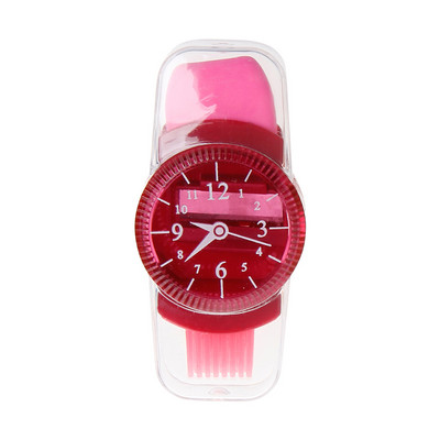 Creative Watch Shape Pencil Sharpener Kist Rubber Kawaii Sharpener 3 u 1 Kombinacija točilka za karandaše