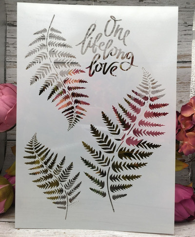A4 29*21cm Széles Levelek Szavak Barkácsolás Rétegező Sablonok Falfestés Scrapbook Színező Dombornyomó Album Díszsablon