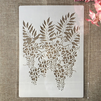 A4 29cm Karališkosios rožės gėlė „pasidaryk pats“ Sluoksniavimo trafaretai Sienų Tapyba Iškarpų albumas Spalvinimas Reljefinis albumas Dekoratyvinis Šablonas