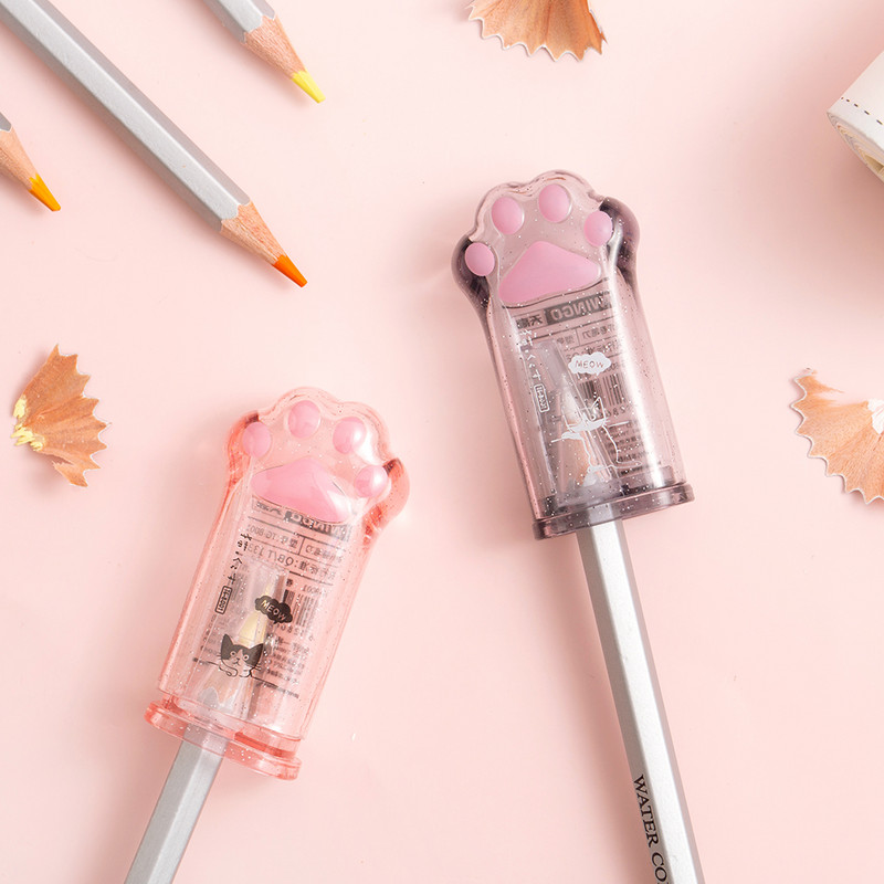 1 komad Slatko mačje šiljilo za šape za olovke Školski uredski materijal Kreativni pribor za pisanje Povratak u školu Lijepo