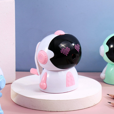 1 τεμ Kawaii Cartoon Astronaut Mechanical Μολύβι Ακονιστήρι ABS Υλικό Escolar Papelaria Σχολικά είδη