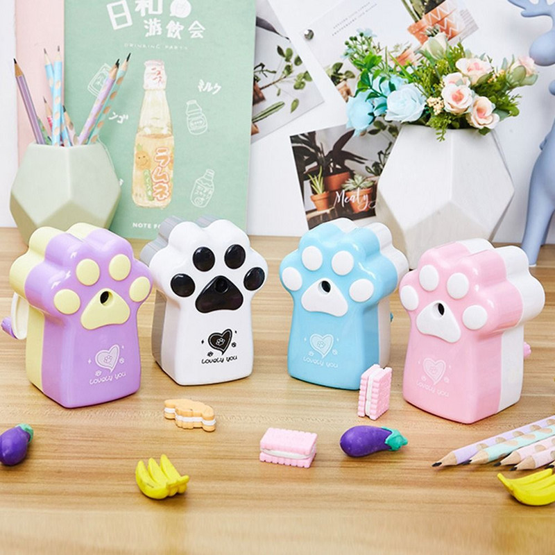 Ručna ručica Mačja kandža Mehaničko šiljilo za olovke automatski ulazi u olovo Kreativni crtani papir Uredski školski pribor