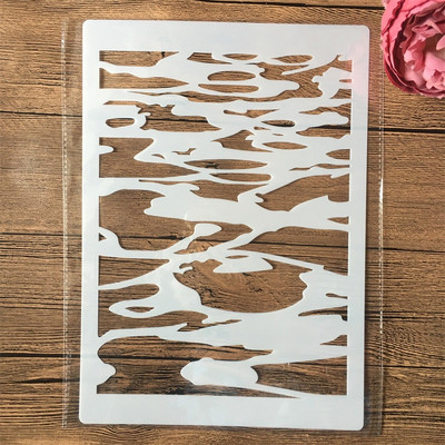 A4 29cm Iceberg DIY Layering Stencils Wall Painting Scrapbook Coloring ανάγλυφο διακοσμητικό πρότυπο άλμπουμ