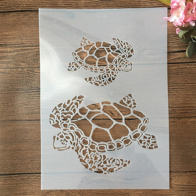 A4 29cm Iceberg DIY Layering Stencils Wall Painting Scrapbook Coloring ανάγλυφο διακοσμητικό πρότυπο άλμπουμ