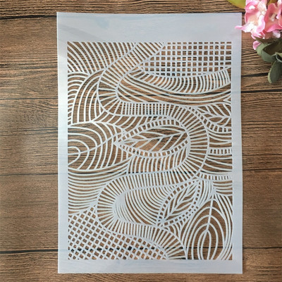 A4 29cm Iceberg DIY Layering Stencils Wall Painting Scrapbook Coloring ανάγλυφο διακοσμητικό πρότυπο άλμπουμ