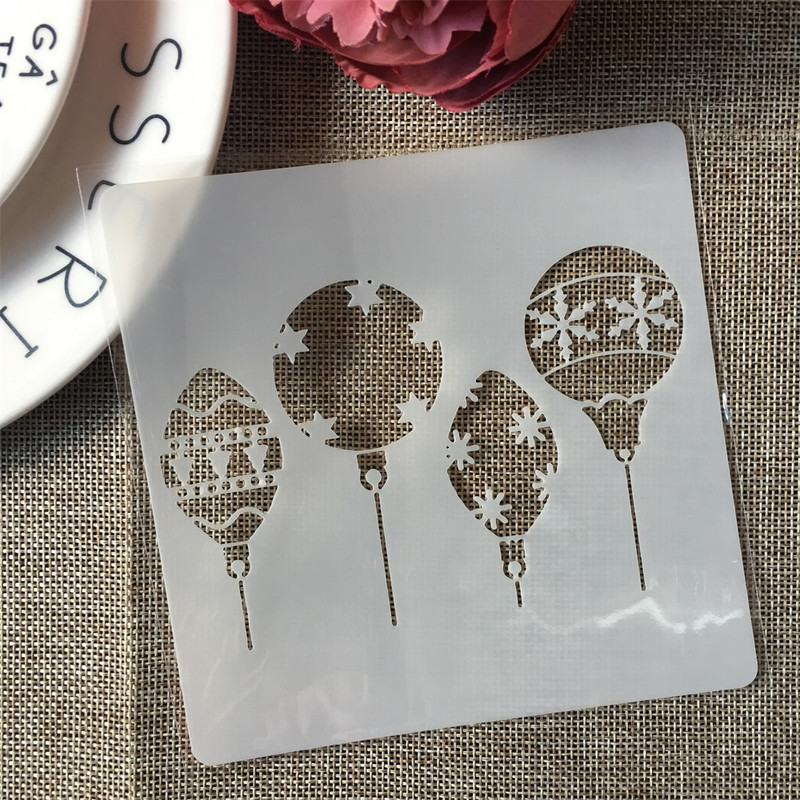 7 vnt. 13 cm Kalėdų Senelis Sniego senelis „Pasidaryk pats“ sluoksniavimo trafaretai, tapyba iškarpų albumas, dažymas, įspaustas albumas, dekoratyvinis šablonas