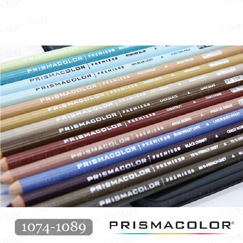 Oriģināls Lapices De Colores Prismacolor Morandi eļļains krāsains zīmulis, viens PC1074-1089 Tecnicas Coloreado Lapices Colores Art