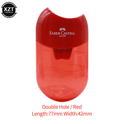 Creativ, transparent, cu două orificii, ascuțitor de creion, cuțit, copii, elev, decupat, papetărie, rechizite școlare