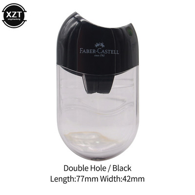 Creativ, transparent, cu două orificii, ascuțitor de creion, cuțit, copii, elev, decupat, papetărie, rechizite școlare