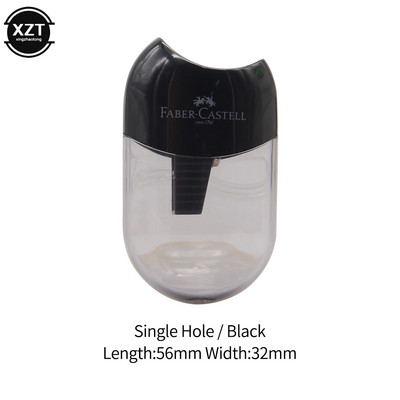 Creativ, transparent, cu două orificii, ascuțitor de creion, cuțit, copii, elev, decupat, papetărie, rechizite școlare