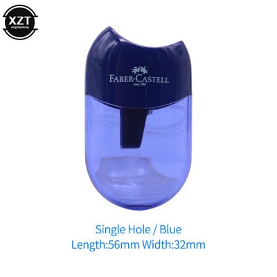 Creativ, transparent, cu două orificii, ascuțitor de creion, cuțit, copii, elev, decupat, papetărie, rechizite școlare