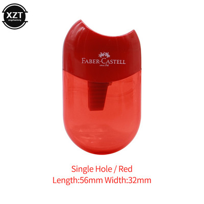 Creativ, transparent, cu două orificii, ascuțitor de creion, cuțit, copii, elev, decupat, papetărie, rechizite școlare