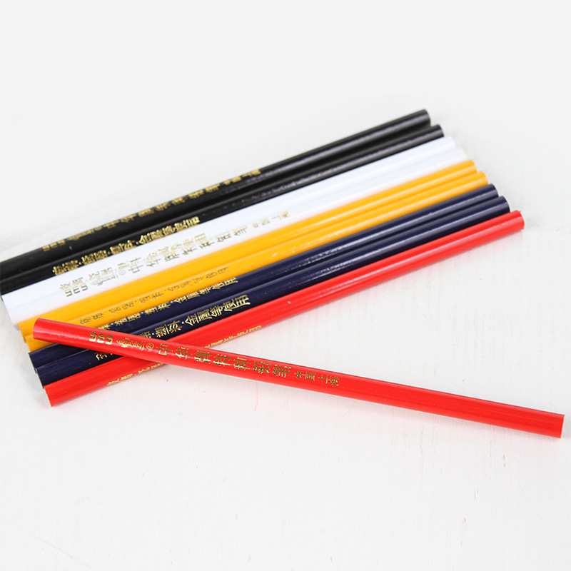 10 kom/pak Bijelo Žuto Crveno Plavo Crno Olovke u boji Set HB Posebna olovka za staklo, kožu, plastiku, metal, porculanski marker