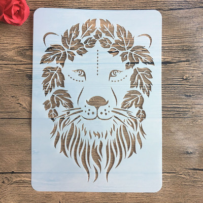 Naujas A4 29 * 21 cm Daug kūrybingų gyvūnų „pasidaryk pats“ trafaretai ant sienų tapybos iškarpų albumo dažymas nuotraukų albumo dekoratyvinis popierinis kortelės šablonas