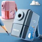 Pieštukų drožtuvas Animacinių filmų dinozaurų raštas Mechaninis pieštukų drožtuvas Rankinis švaistiklis Pieštuko peilis Įrankiai Studento prizas Dovana vaikams