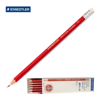 2 бр./Партида STAEDTLER 14450 Цветни моливи Молив + Гумени аниме / Графити / Червен син молив Цветни моливи на едро