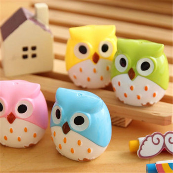 4 Χρώμα Cute Kawaii Lovely Plastic Owl Automatic Moly Shariner Δημιουργικά δώρα για γραφική ύλη για παιδιά Σχολικά είδη