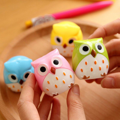 4 boje, slatka kawaii lijepa plastična sova, automatsko šiljilo za olovke, kreativni pribor za pisanje, darovi za djecu, školski pribor