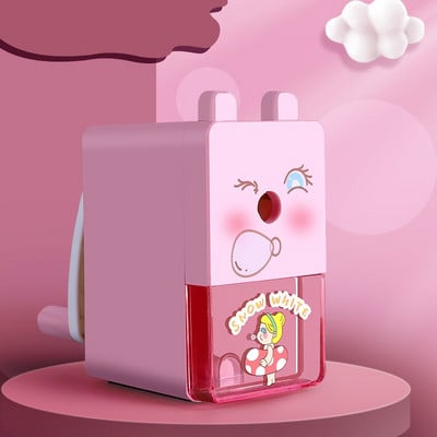 Mehaničko šiljilo za olovke s crtanim filmovima, ručno šiljilo s automatskim uvlačenjem, poklon za djecu, pribor za školu A7247