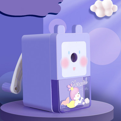 Mehaničko šiljilo za olovke s crtanim filmovima, ručno šiljilo s automatskim uvlačenjem, poklon za djecu, pribor za školu A7247