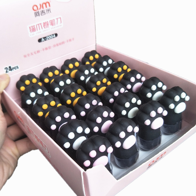 1 gabals Lytwtw jauks kaķu ķepu asināmais zīmuļiem Skolas biroja piederumiem Radošas kancelejas preces Atpakaļ uz skolu Jaukais asināmais