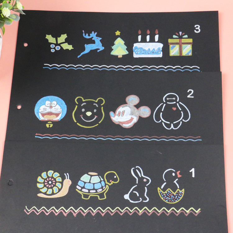 8 τμχ/σετ Χαριτωμένα λουλούδια ζωγραφική χελώνα κουνελιών για ζωγραφική Scrapbooking Diy πλαστικοί χάρακες Παιδικά δώρο Εκπαιδευτικά είδη