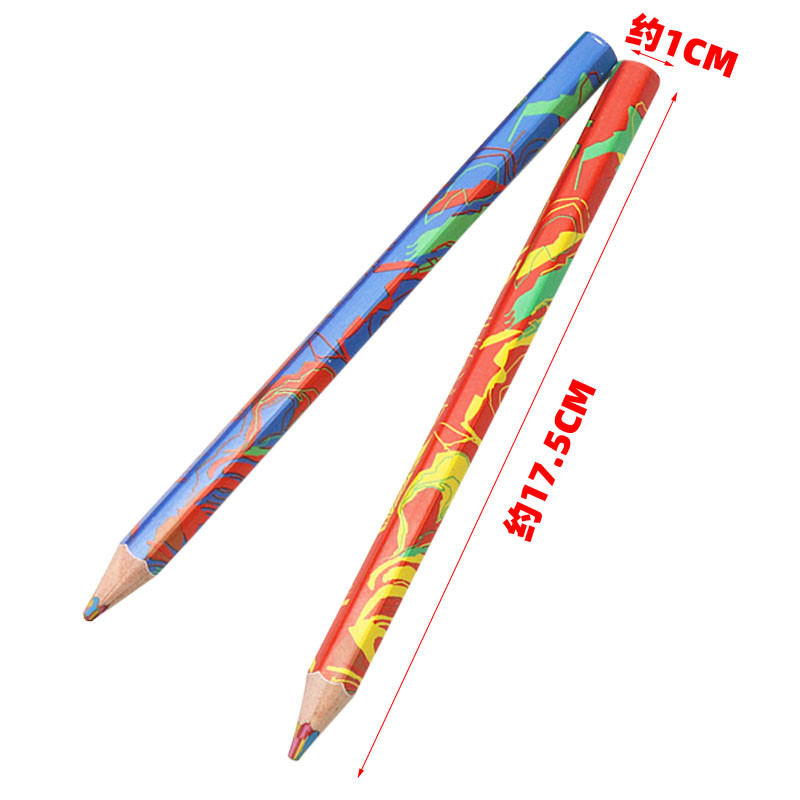 10 kom Crtanje Slikanje DIY olovka Slatka Kawaii drvena olovka u boji Drvena olovka u duginim bojama za djecu Školski pribor za grafite