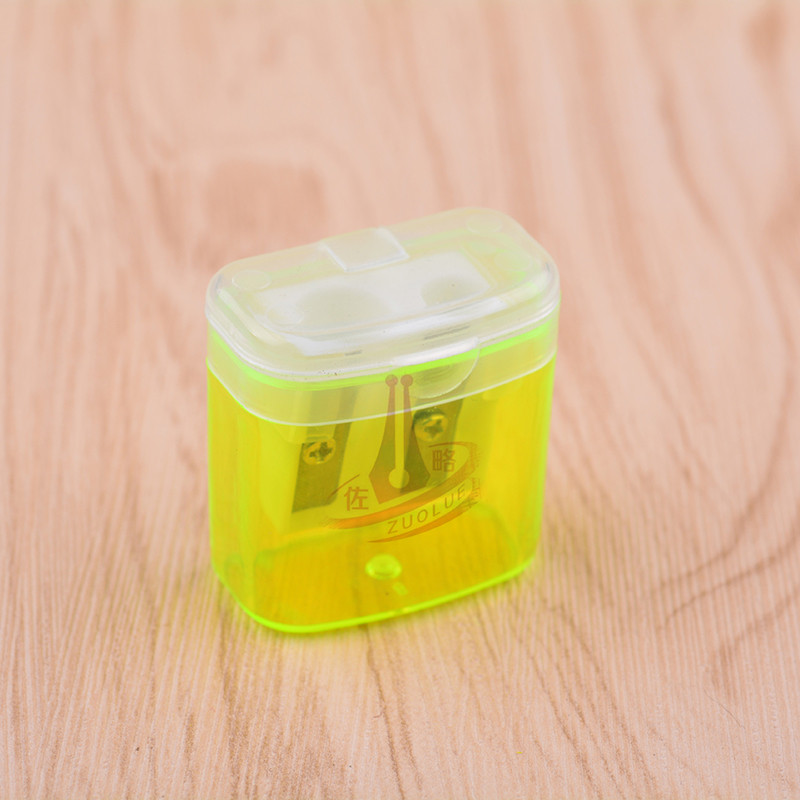 Jednostavna plastična šiljila za olovke od 4 komada, zelena/plava/žuta/crvena Sacapuntas pribor za djecu i učenike, školski uredski pribor