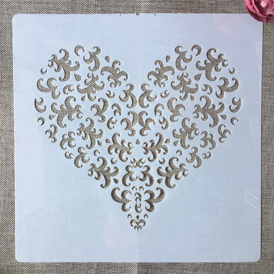 30*30cm Mandala Geometry Normál barkácsolás Rétegező Sablonok Falfestés Scrapbook Színező Dombornyomó Album Díszsablon