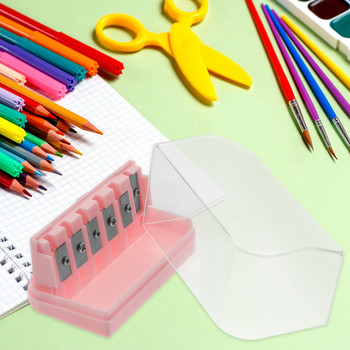 Φορητό κιτ Office Home Sharpener για χρωματιστά μολύβια Χειροκίνητη ξύστρα για