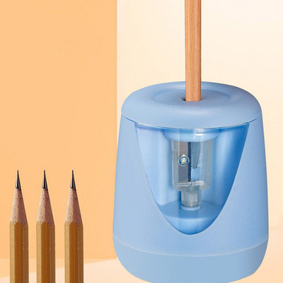 1db elektromos ceruzahegyező Professzionális automata ceruzahegyezők Vágószerszám Iskolai írószer kellékek