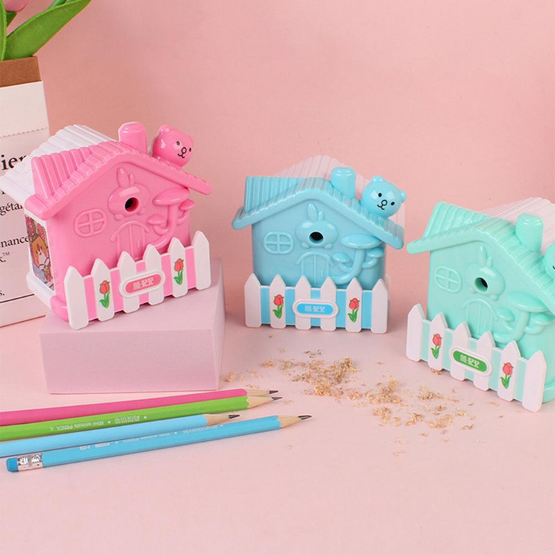 Ascuțitor mic Ascuțitor de creion în formă de animal Ascuțitor de creion din plastic cu suprafață netedă