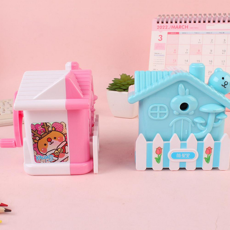 Ascuțitor mic Ascuțitor de creion în formă de animal Ascuțitor de creion din plastic cu suprafață netedă