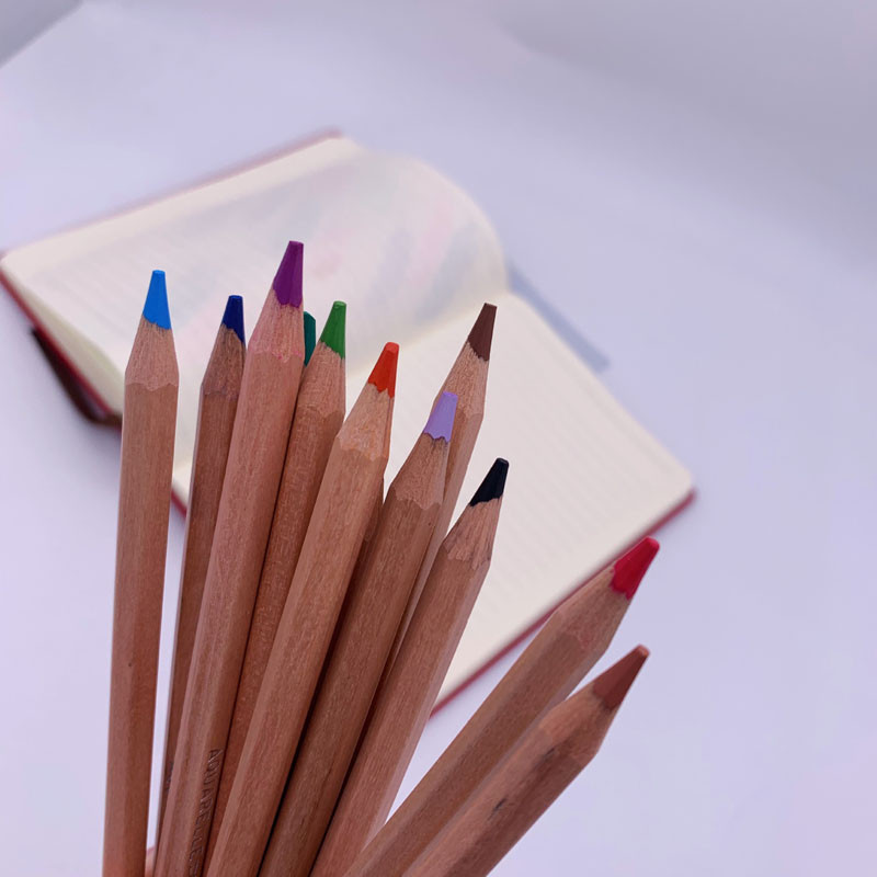 12 τμχ Υψηλής ποιότητας υδατοδιαλυτό ανταλλακτικό 4.0 χρωματιστό μολύβι Εξάγωνο φιλικό προς το περιβάλλον κούτσουρο Έγχρωμα μολύβια Σχολικό ξύλινο μολύβια
