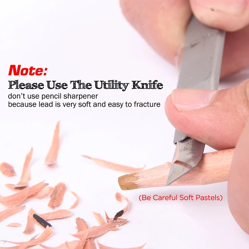 12 creioane pastelate moi profesionale, tenuri de piele din lemn, creioane colorate pastel, pentru desen, lapices de culori, articole de papetărie