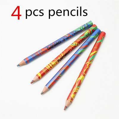 4PCS/LOT Šarene olovke Hyun Magic u boji Pomiješajte više boja u jednoj olovci Dječja olovka s gradijentnim bojama