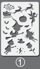 Fantasy jednorožec anjelské šablóny DIY vrstvenie nástenné scrapbooking denník pečiatka vyfarbovanie reliéfna dekorácia maľba šablóna opakovane použiteľné