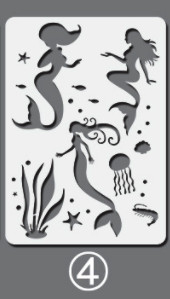 Fantasy jednorožec anjelské šablóny DIY vrstvenie nástenné scrapbooking denník pečiatka vyfarbovanie reliéfna dekorácia maľba šablóna opakovane použiteľné