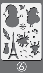 Fantasy jednorožec anjelské šablóny DIY vrstvenie nástenné scrapbooking denník pečiatka vyfarbovanie reliéfna dekorácia maľba šablóna opakovane použiteľné