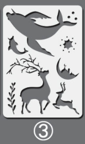 Fantasy jednorožec anjelské šablóny DIY vrstvenie nástenné scrapbooking denník pečiatka vyfarbovanie reliéfna dekorácia maľba šablóna opakovane použiteľné