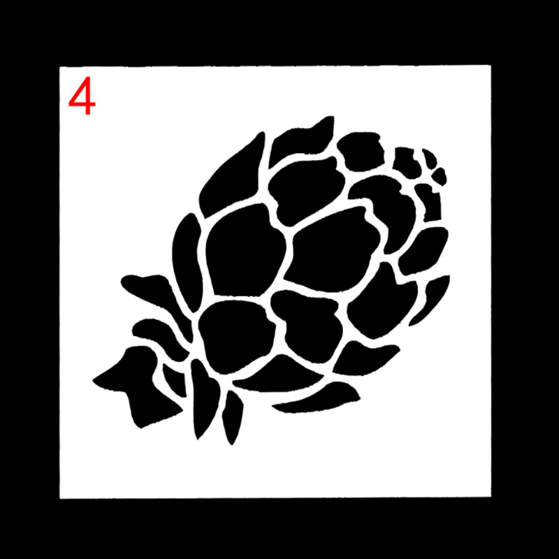 2 kom Povrće Voće Šablona DIY Slojevi zidova Predložak za slikanje Dekoracija Scrapbooking Pribor za utiskivanje za višekratnu upotrebu