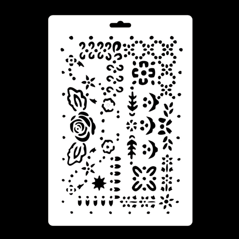 2 kom 26*18 cm kruna šablona cvijet vinove loze DIY slojevi za zidove Predložak za slikanje dekoracija Scrapbooking pribor za utiskivanje