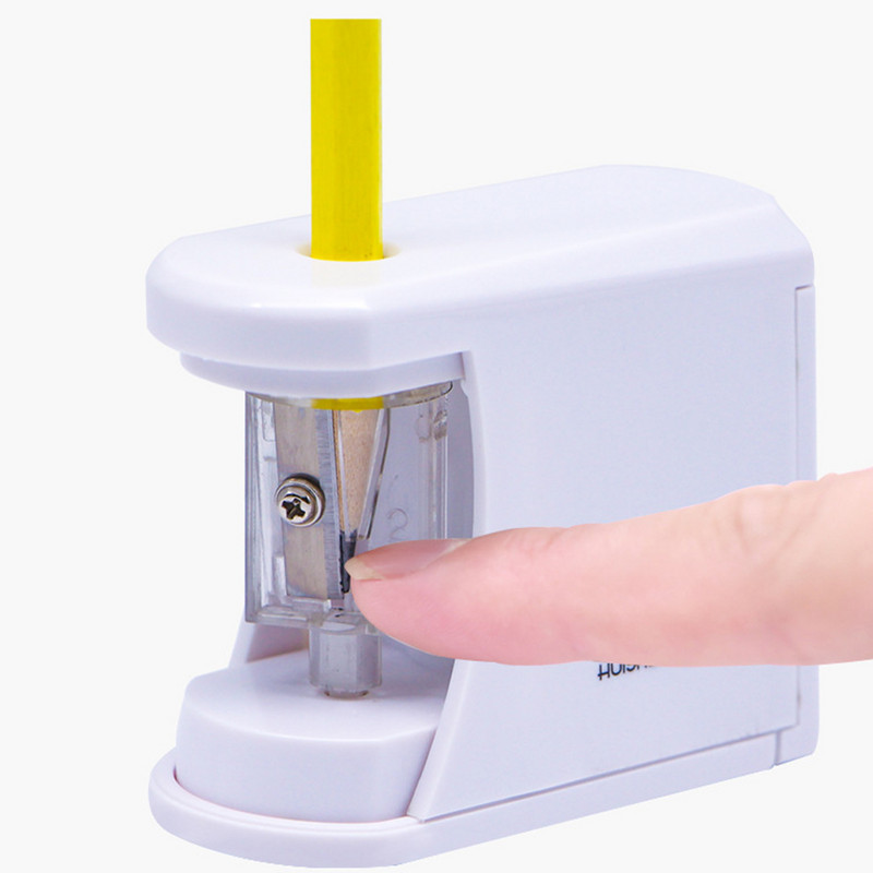 1PC električno šiljilo prijenosno automatsko sigurno precizno šiljilo za ured