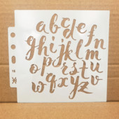 2 τμχ Πρότυπο ζωγραφικής με στένσιλ Letter Triangle DIY Walls Scrapbooking Diary Album Coloring Ανάγλυφο Διακόσμηση Graffiti επαναχρησιμοποιήσιμα