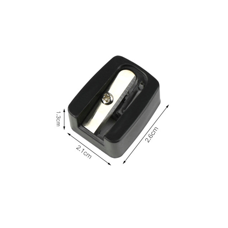 Uus 3 tükki/komplekt musta puidust käsitsi pliiatsiteritaja teritav kulmupliiats õpilaste teritav pliiats kooli kirjatarbed