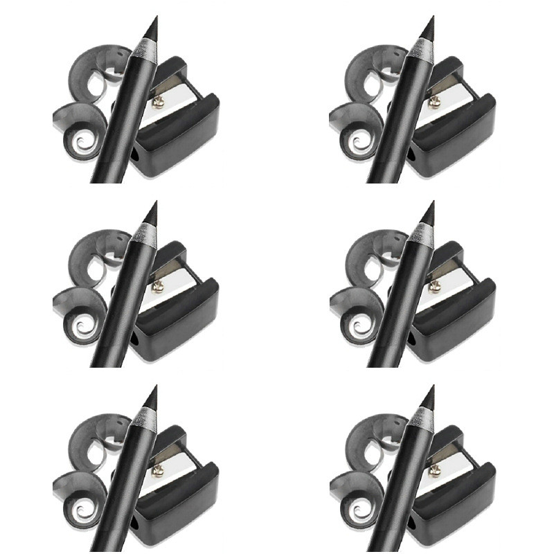 Uus 3 tükki/komplekt musta puidust käsitsi pliiatsiteritaja teritav kulmupliiats õpilaste teritav pliiats kooli kirjatarbed