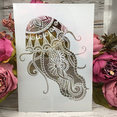 A4 29cm Unicorn DIY Layering Stencils Wall Painting Scrapbook Coloring ανάγλυφο άλμπουμ Διακοσμητικό χάρτινο πρότυπο κάρτας